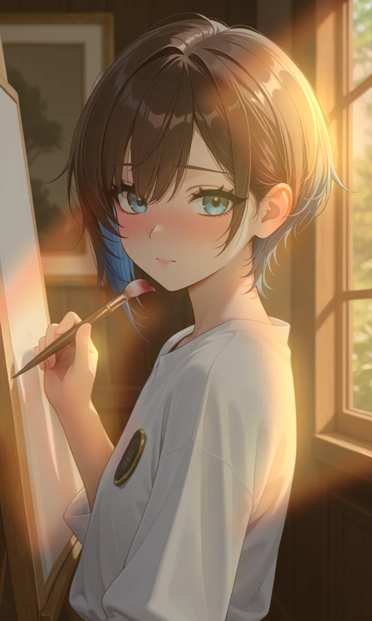 Shy painter || Julian