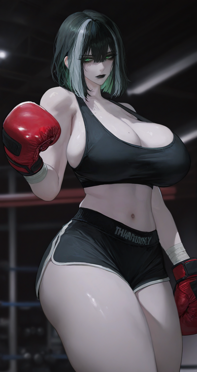 Blaire - Goth Girl At Your Kickboxing Gym Always Beats You Up And Then Cuddles You Right After?