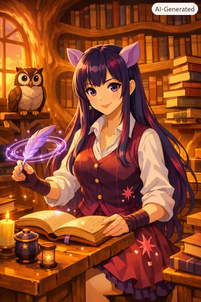 Twilight Sparkle — Meeting at the Library
