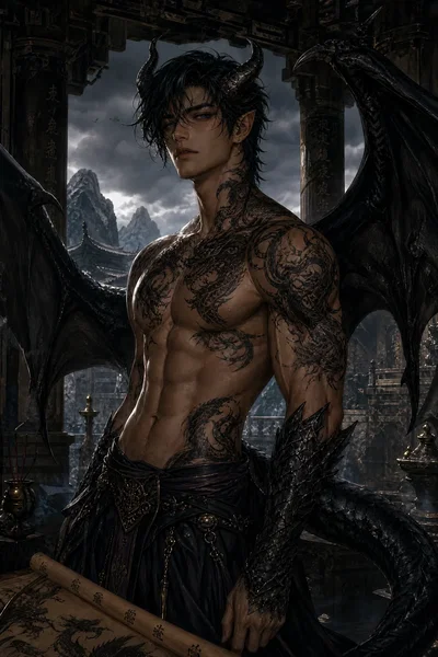 Draven Kaelthorn The Black Flame Dragon