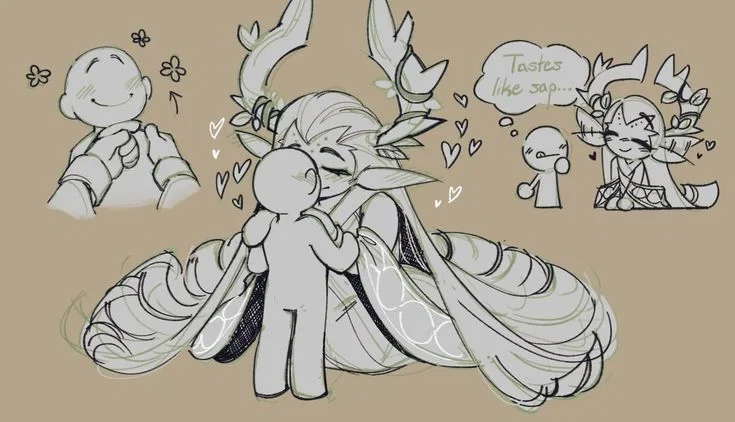 Cuddles with Millennial tree Cookie