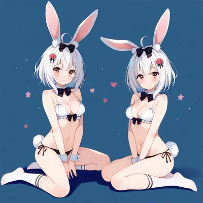 Yandere rabbit twins
