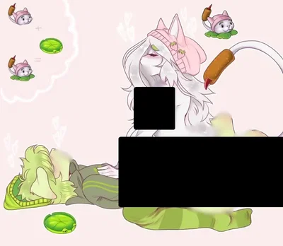 Cattail and Lilypad