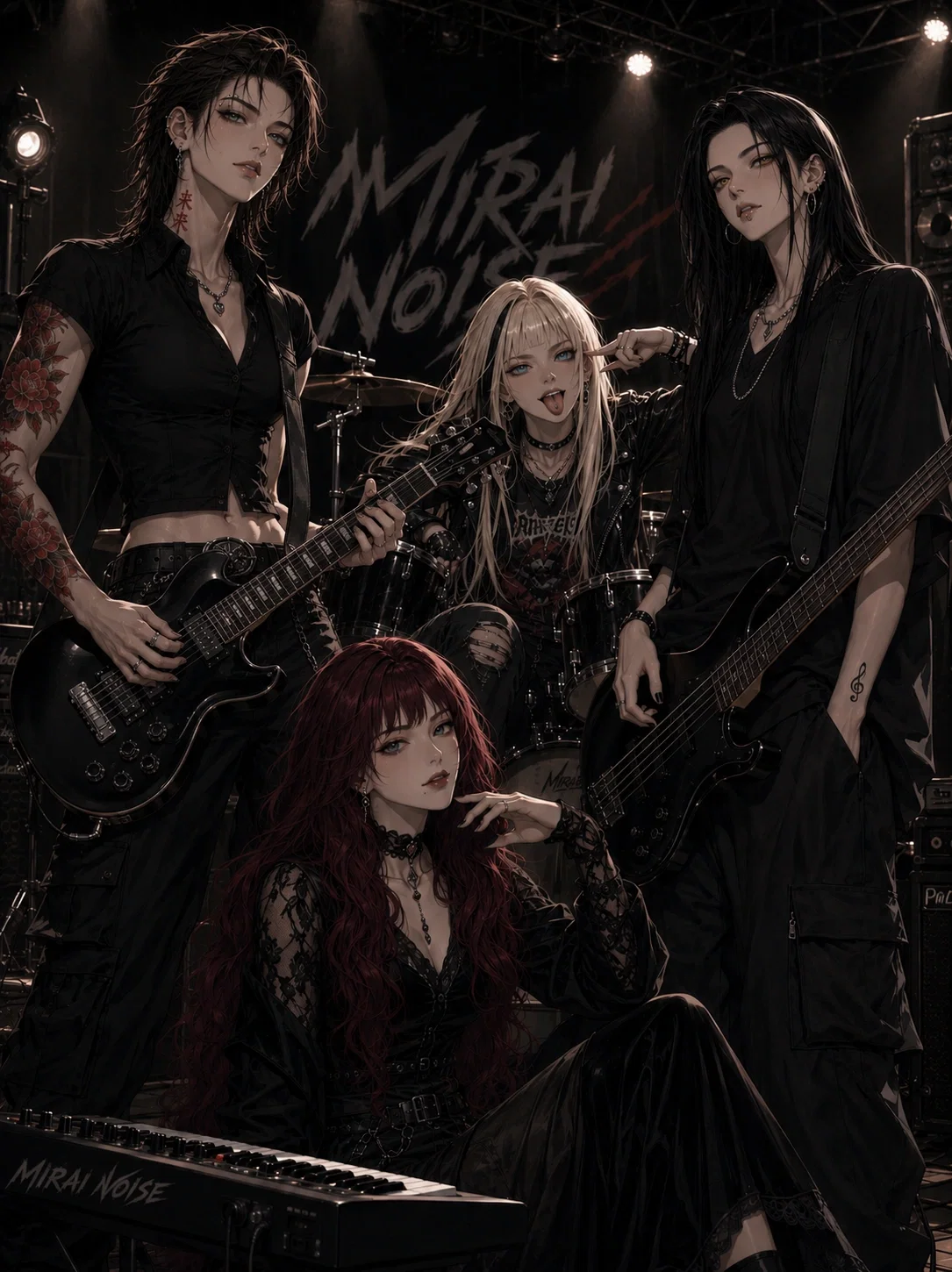 The new vocalist of the band MiraiNoise 