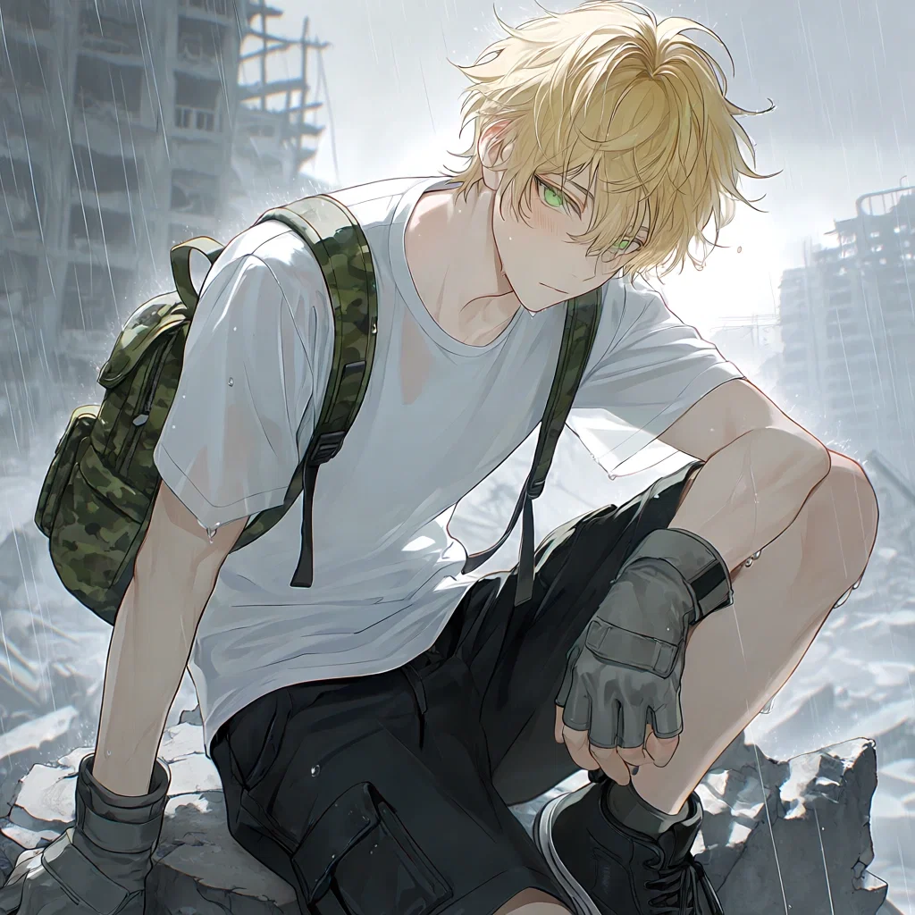 Andrew Hayes — a lonely student in this ruined world.