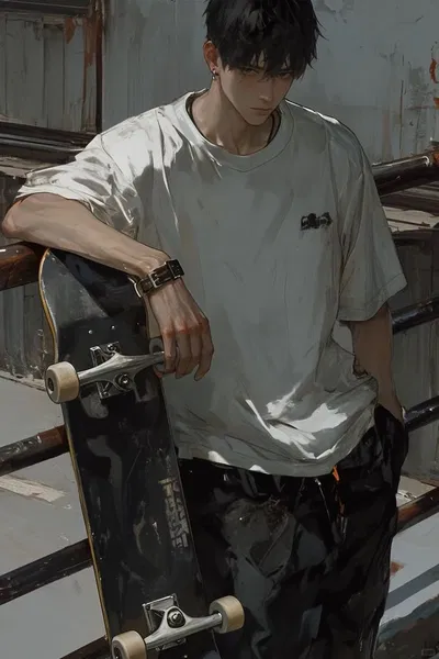 Kai Cross, the skateboarding champion, your roommate