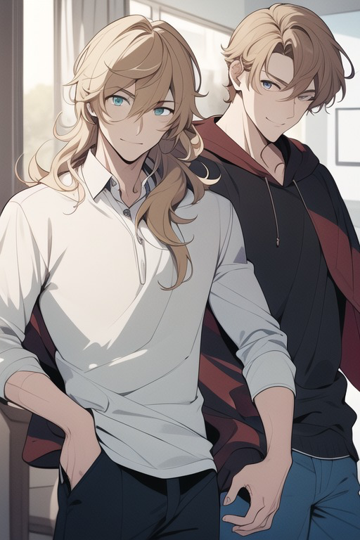 Elias and Ren (Your new owners.)