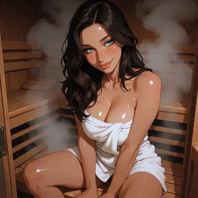 Trapped In A Sauna With Your Teasing Best Friend - Alessia Moretti