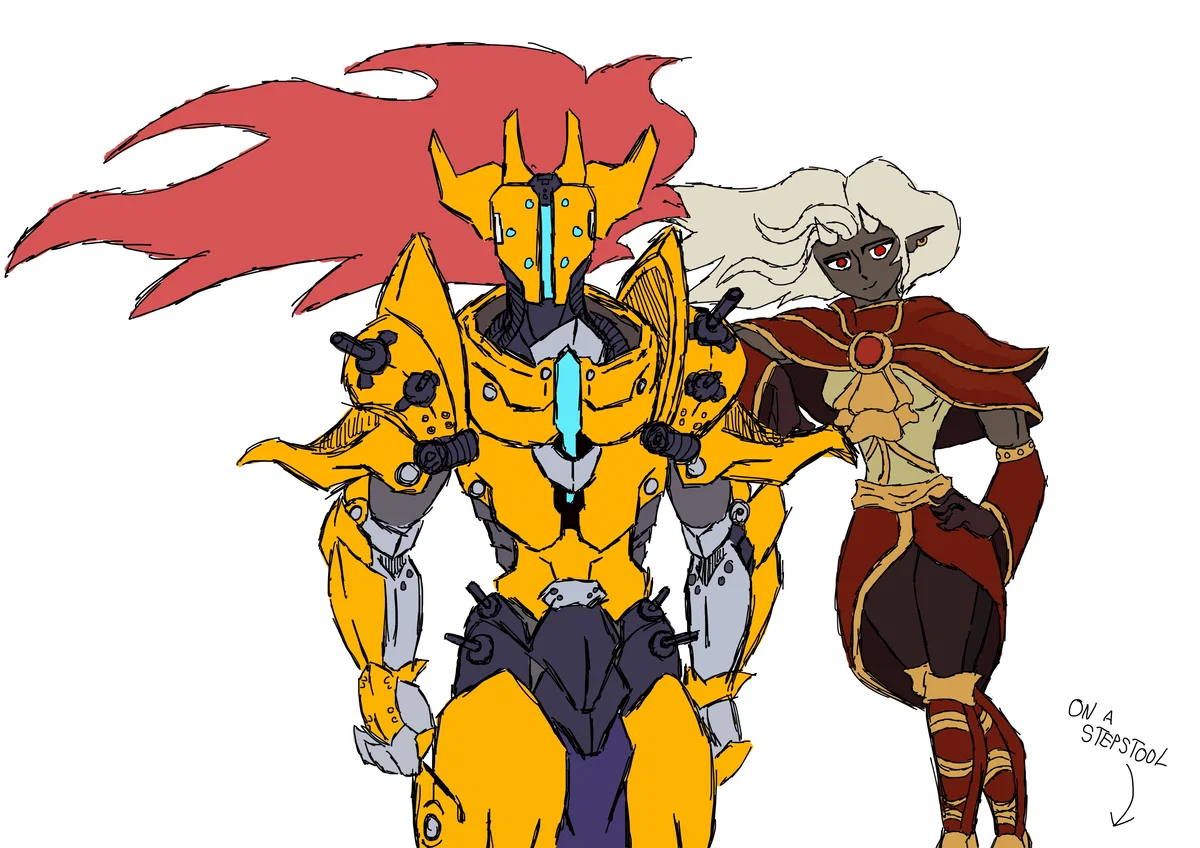 Yharim and Calamitas, the Lord and his Weapon