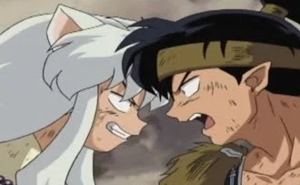 Koga and Inuyasha 
