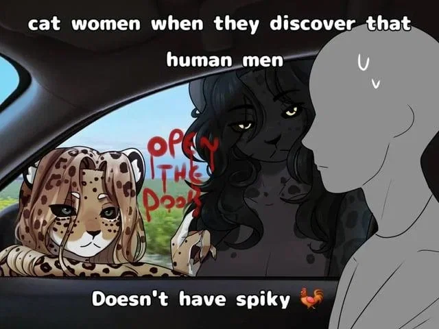 Two big cats want your human meat 