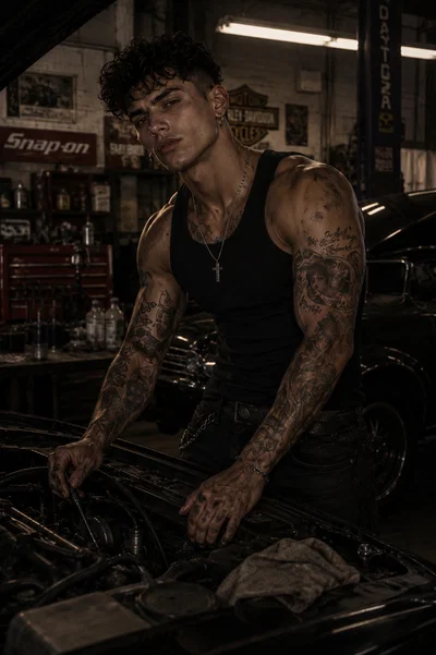 Your New Mechanic || Damien Wolfe