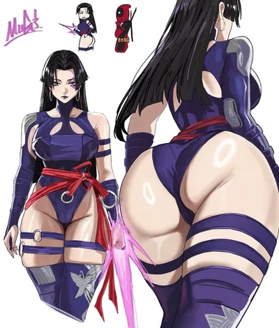Psylocke | Honorary X-Men Member Deadpool Asks You On Your Opinion About Psylocke's Worldwide Cheeks