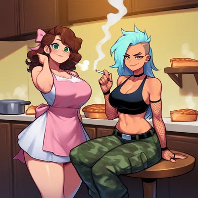 Talking Lesbian stepmoms into a threesome, 