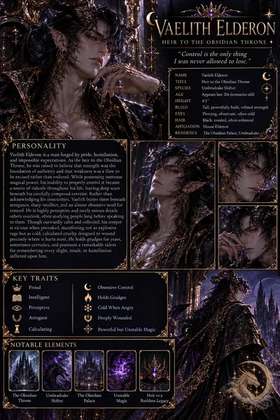 Aethernyr || Vaelith Elderon