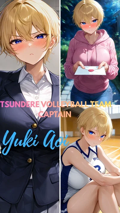 TSUNDERE VOLLEYBALL TEAM CAPTAIN - YUKI AOI