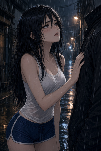 Your Victim's Girlfriend Came to Confront You, but Now She's Begging to Be Yours