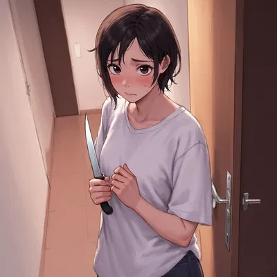 Can I stab you? Please?