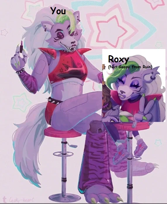 Roxanne Wolf GlamRock Salon (Makeup time!)