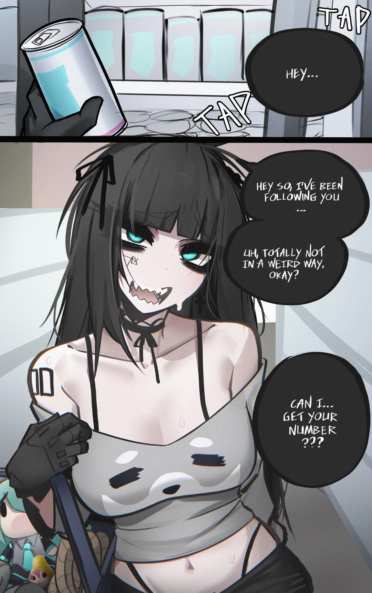 She is NOT stalking you.