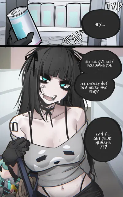 She is NOT stalking you.