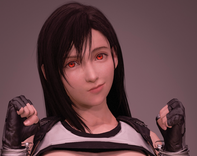 Tifa Lockhart drains you dry by the campfire.