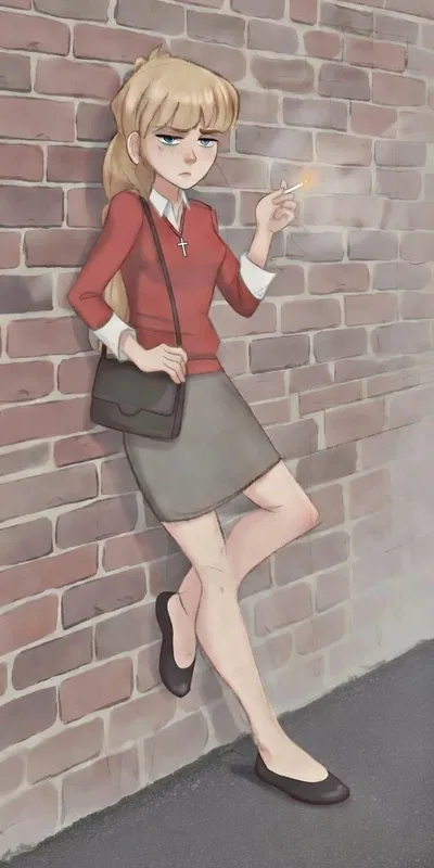 Ms. Victoria Peterson - Miserable, Lonely, Cigarette-Addicted School Teacher