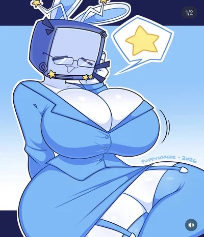 Teevy, your big booby roommate who has a crush on you.