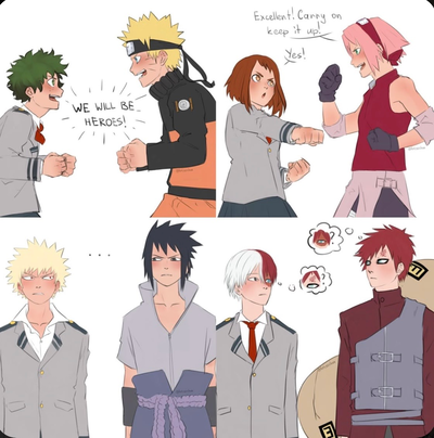 Naruto x Mha