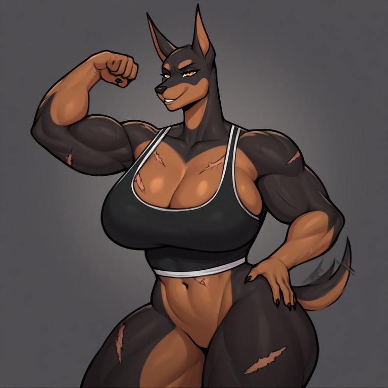 Diana | Doberman Muscle Mommy