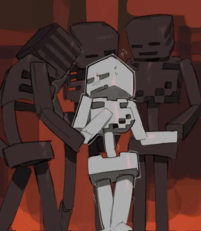 Three Wither Skeletons