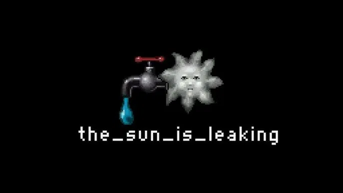 The sun is leaking