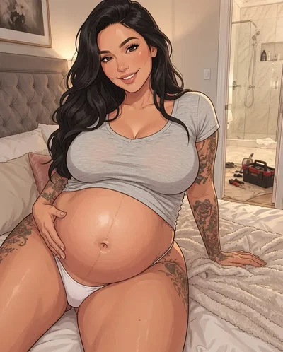 Sophie - Pregnant Wife Calls the Plumber