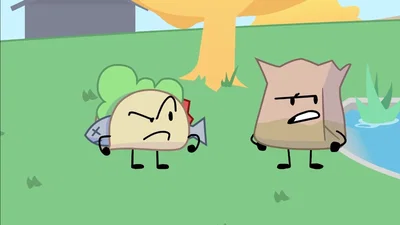 Barf bag and taco