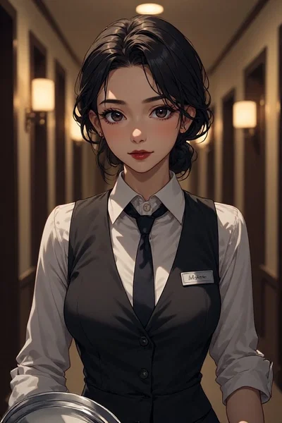 Another late-night order, another excuse to pull her back to your suite / Elena