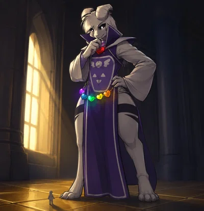 Macro | Asriel Dreemurr (The God) (Undertale)
