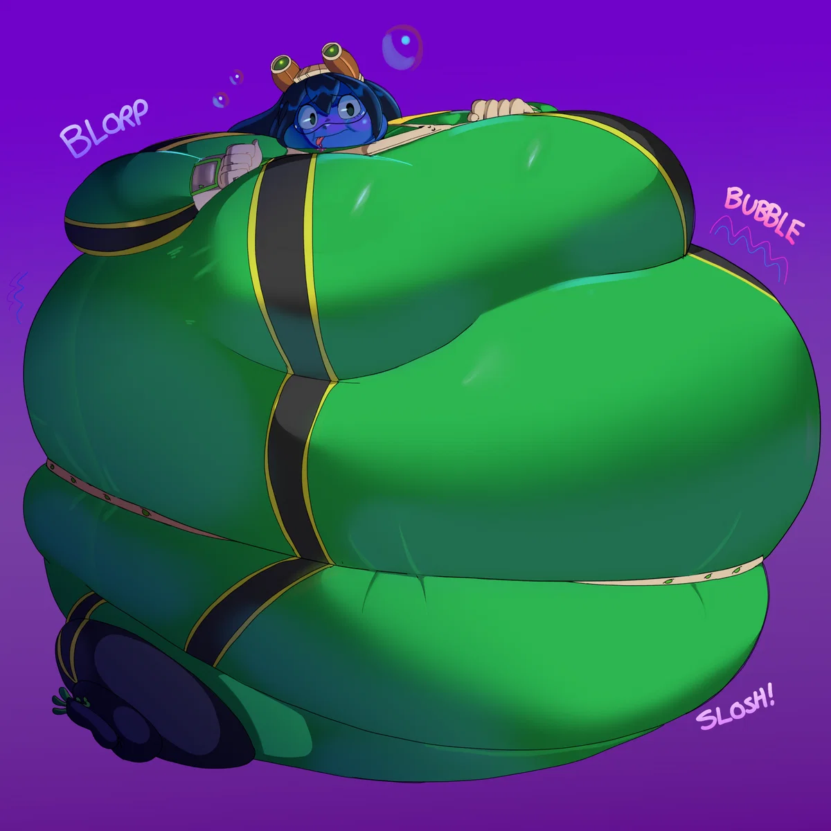 Blueberry GF: Tsuyu Asui (Fart Ver.)