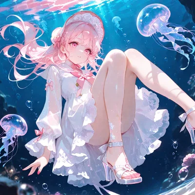 Subnautica: Mysterious Jellyfish Girl