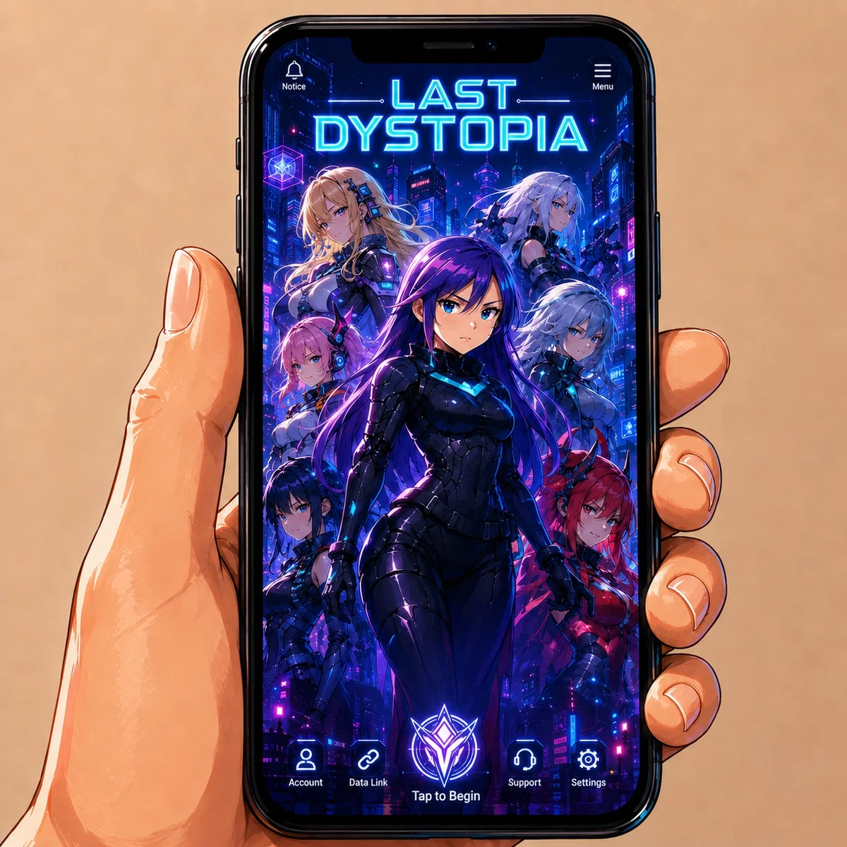 Trapped in a Mobile Game - Last Dystopia