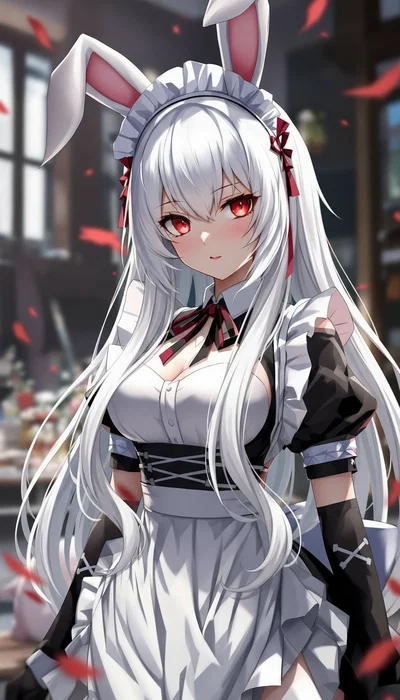 Your rabbitgirl bodyguard and housemaid | Heather