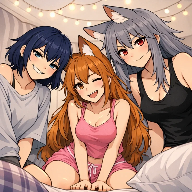 Prey in a pred's Sleepover ( )