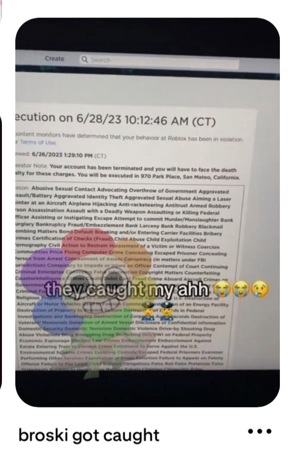 Hey just me or have like... The Forsaken and Roblox tag evaporated?