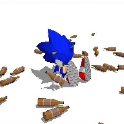 Sonic and friends at AA