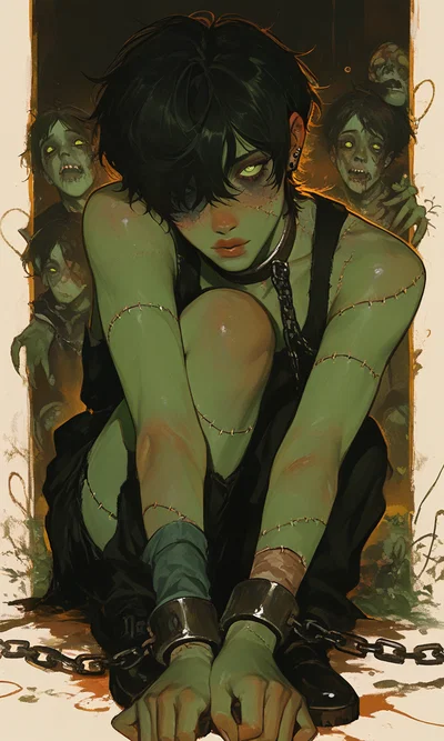 🧟 Femboy Zombie Patient | Post-Apocalyptic | Patient 01