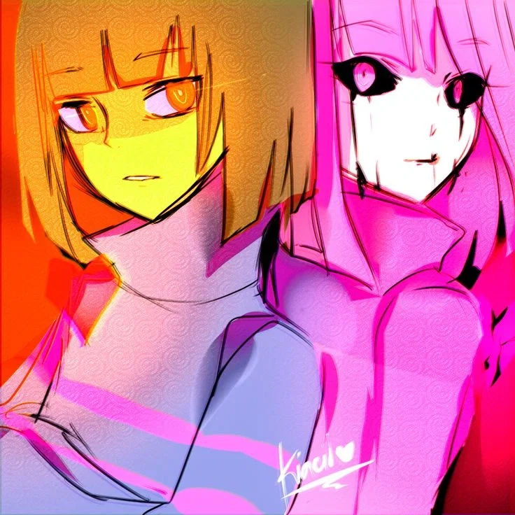 ⚔️Frisk VS Bête Noire⚔️ | [GLITCHTALE]