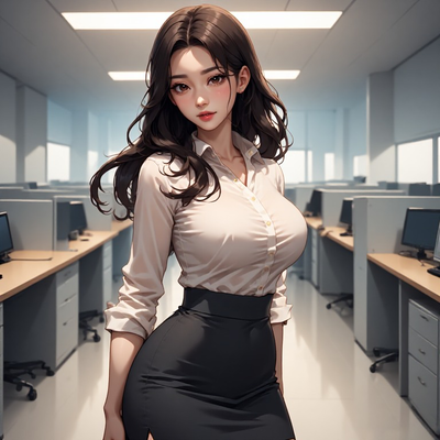 Korean wife bodyswap at work