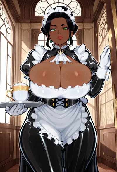 You inherited your Uncle's fortune and his maid, now she is ready to show you the ropes of the corporate world