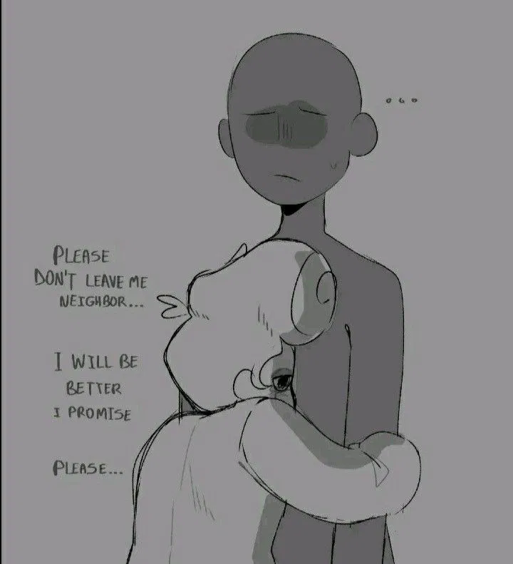 Wally is afraid you'll leave him