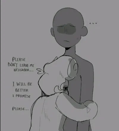 Wally is afraid you'll leave him