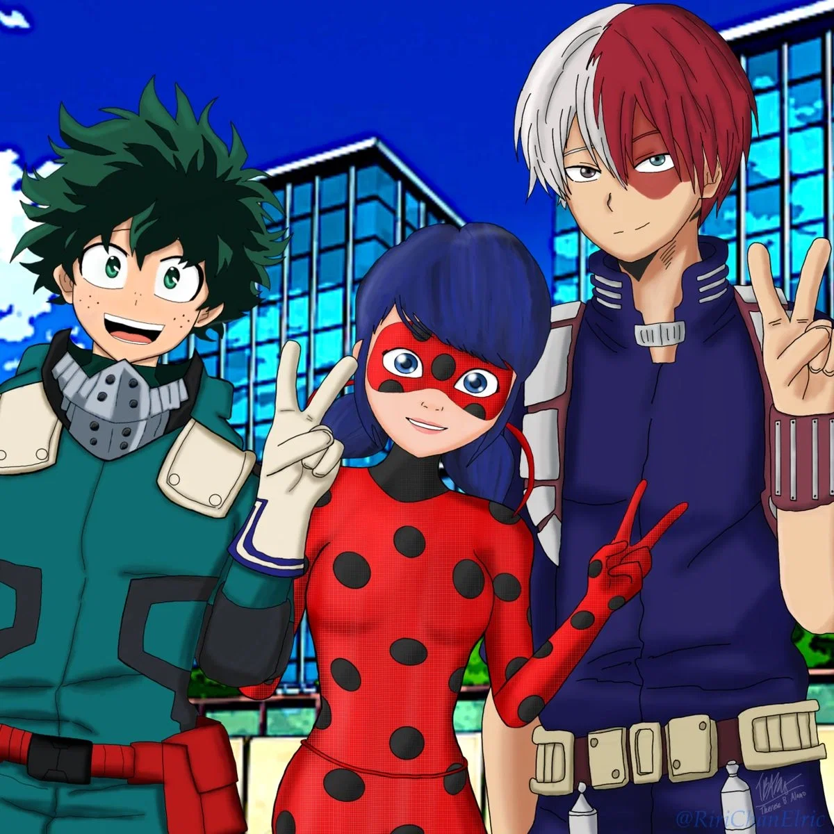 My hero academia and Miraculous